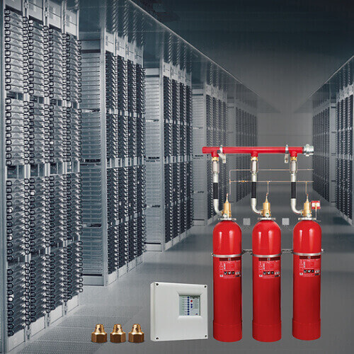 fire suppressions gas cylinder