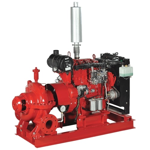 horizontal split case engine driven fire pumps LHCD