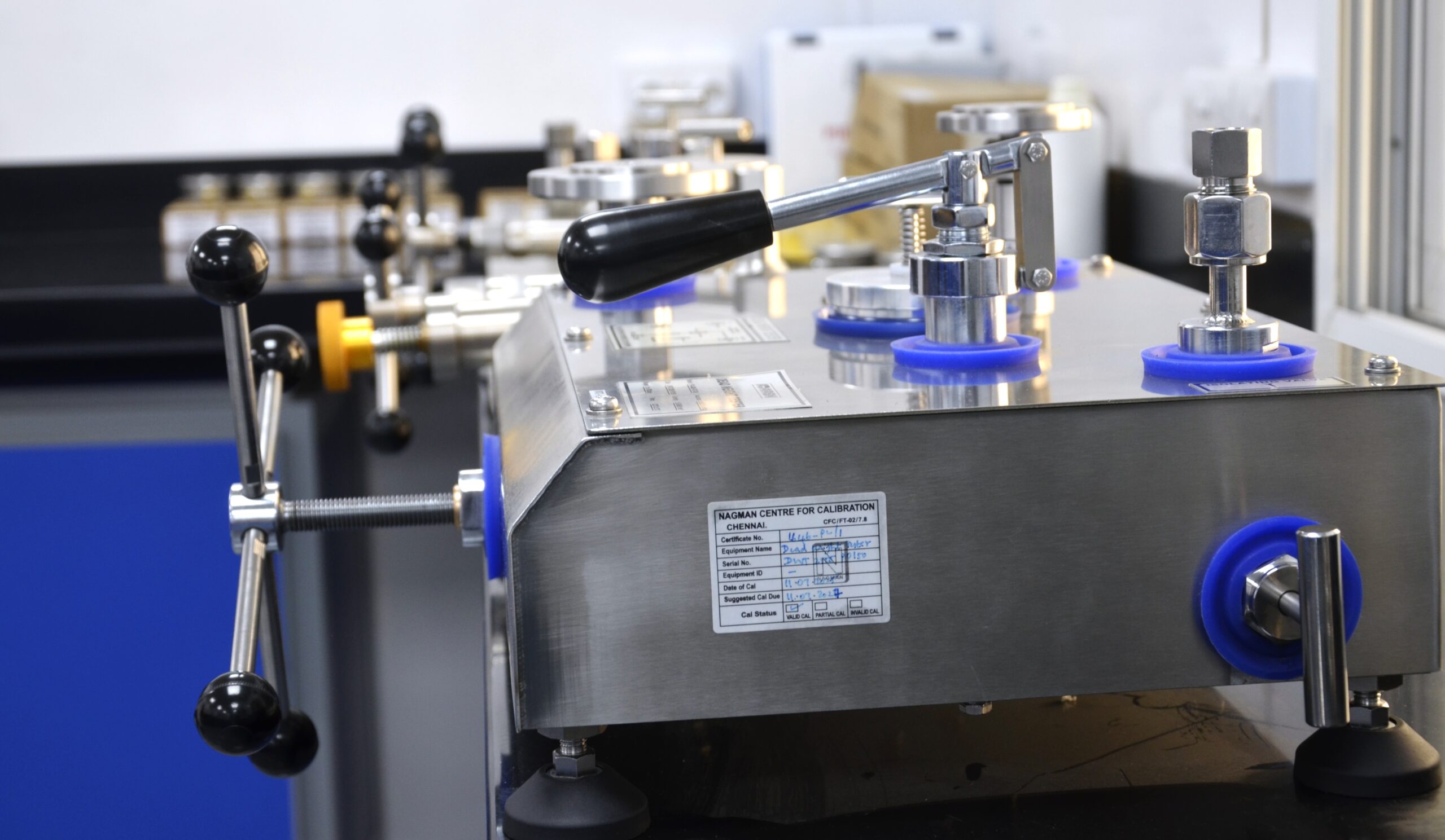 Laboratory glassware and testing equipment